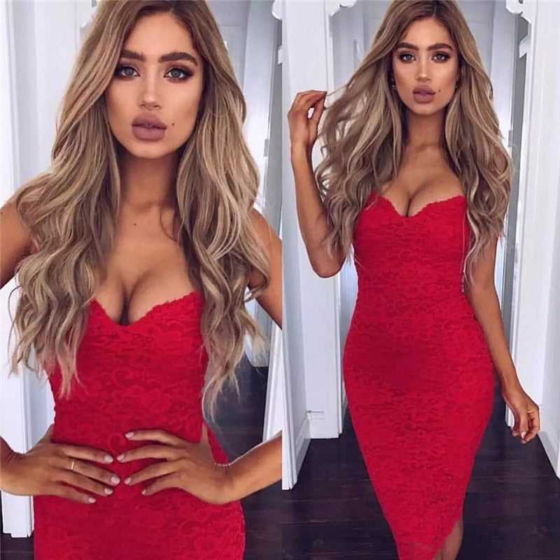 Gorgeous Sexy Elegant Lace Bodycon Dress For Women