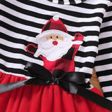 Toddler Girls Christmas Dress +Headband Baby Girls Christmas Holiday Dress - Loving Lane Co