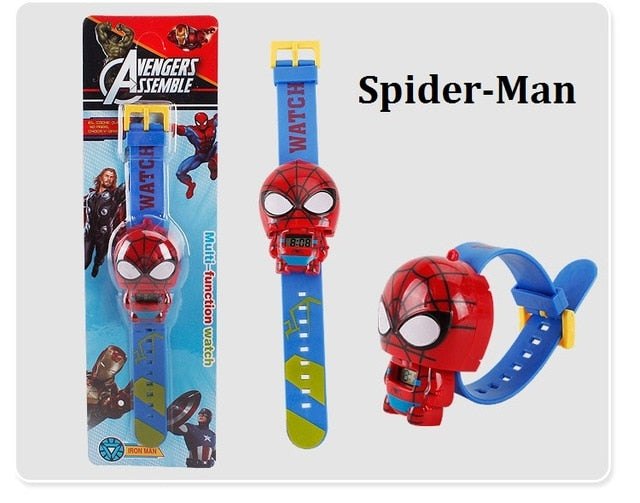 Superhero Watches Ironman Watch Spiderman Watch Captain America kids Watch