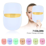 Led Therapy Mask 7 Colors Light Therapy Facial Mask Skin Rejuvenation Electroporation Beauty Instrument Photon Reduce Wrinkle - Loving Lane Co