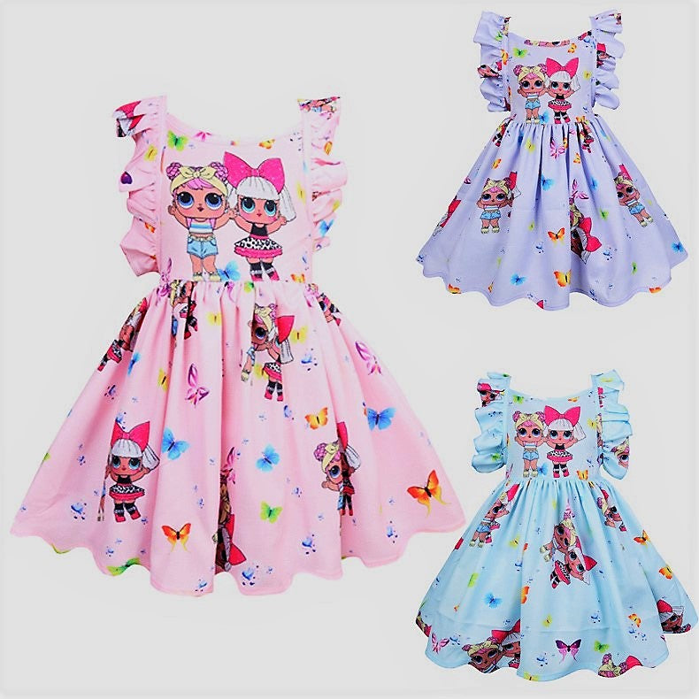 LOL Surprise Dolls Dresses Girls LOL dolls Birthday Party Dress